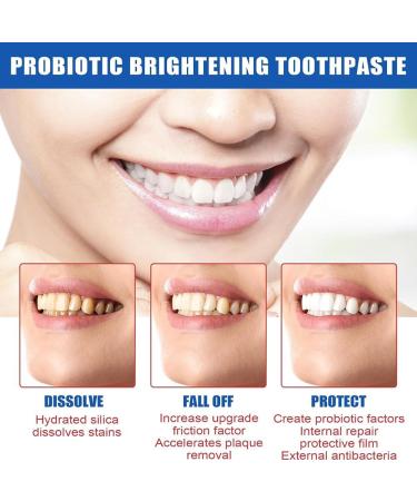 SP-6 Ultra Whitening Toothpaste - Probiotic Brightening & Deep Cleaning Care - Fresh Breath (120g x 2) - International Shipping Available - Buy Online on GoSupps.com