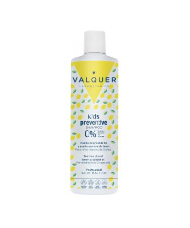 Preventive shampoo for children Valquer Laboratorios for school.Prevention against lice.With tea tree oil.Prevent head lice.Simple hairstyle.Vegan - 300 ml