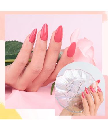 Imtiti Red Gel Nail Polish 1 Piece 0.5 fl oz Bright Coral Red Gel Nail Polish Colour Soak Off Gel Polish Nail Art Manicure Salon DIY Nail Lamp Gel Nail Design Christmas Decoration - Buy Online on GoSupps.com