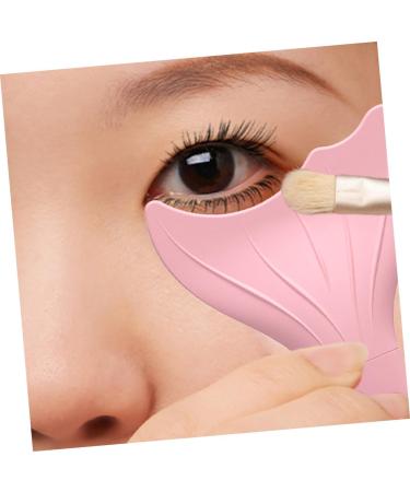 Didiseaon 2pcs Mascara Brush Gel Nail Polish Reusable Eye Stencil Reusable Eyeliner Applicator Pink - Buy Online on GoSupps.com
