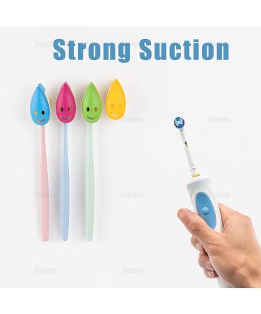 AUEAR 8 Pack Smile Face Toothbrush Head Cover Caps - Portable, Cute & Protective for Home, Travel & Outdoor Camping - 4 Colors - Buy Online on GoSupps.com