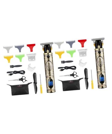 FRCOLOR 2 Sets T9 Scissors Wireless Stainless Steel