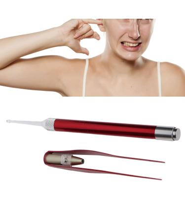 Red LED Light Earpick for Gentle Wax Removal - Ear Care Tool for Home, Travel, and Salon Use - Buy Online on GoSupps.com