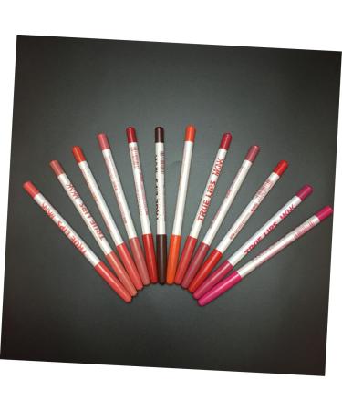 12pcs Waterproof Lip Liner & Eyeliner Pen Set - Multi-Use Lipstick & Eyeshadow Pencils - International Shipping Available - Buy Online on GoSupps.com