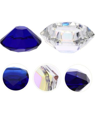 Beavorty Nail Art Crystal Cup Cosmetics Glass Jars Lipstick Glass Jar Nail Polish Glass Jar Crystal Glass Jar Nail Art Glass Cup Nail Polish Glass Cup Nail Art Glass Jar Manicure Hand Model 6.5x8cm Blue - Buy Online on GoSupps.com