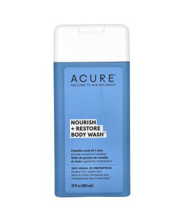 Acure Body Wash Nourish + Restore Camellia Seed Oil & Aloe 12 fl oz (354 ml)
