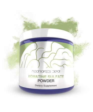 Nootropics Depot Agmatine Sulfate Powder | 250 Grams | Energy Supplement | Amino Acid Derivative | Supports Physical Strength and Workout Recovery | Nitric Oxide Booster 8.82 Ounce (Pack of 1)