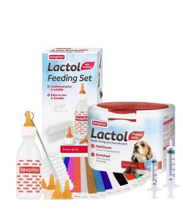 ABNOBA PET STORE Beaphar Lactol Puppy Milk Bottle Whelping ID Bands Feeding Syringes Whelping kit supplies 6068