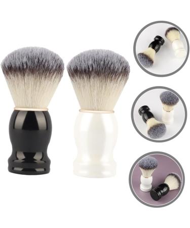Angoily 4-Piece Manual Shaving Brush Set | Hairdressing & Grooming Tools for Men | Premium Wooden Handle Accessories & Cleaning Brushes - Buy Online on GoSupps.com