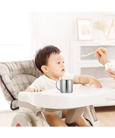VORCOOL Kids Stainless Steel Mug 3Pcs - Extra Small Tea Coffee Camping Mugs for Unbreakable Milk Drinking - Buy Online on GoSupps.com
