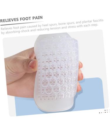 Gatuida Sports Ankle Pad - Mens Gel Heel Lift Cushion for Height Increase | Soft Half Pad for Men & Women - Ideal Shoe Accessories - Buy Online on GoSupps.com