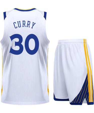 Shop Premium 2-Part Basketball Jersey Set for Kids & Adults | Breathable Sleeveless T-Shirt Vest & Shorts - XL B-30 White | International Shipping Available - Buy Online on GoSupps.com