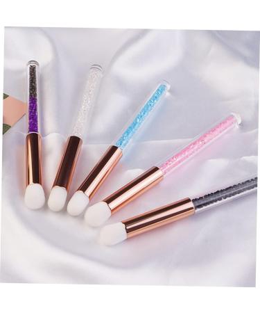 Healeved 2pcs Nose Brush Fluff Eyeshadow Brush Bling Sunglasses Womens Artificial Brush Aluminum Tube - Buy Online on GoSupps.com