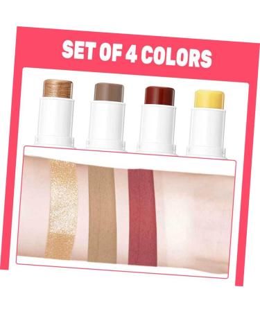 HAPINARY 1 Set Contour Stick Highlighter Stick Makeup Highlighter Stick Contour Blush Stick for Cheeks Contouring Makeup Kit Face Highlighter Contouring Stick Contour Kit for Women - Buy Online on GoSupps.com