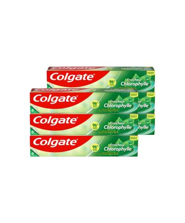 Colgate - Dentifrice Chlorophyle Fra cheur Intense - 96% d'ingr dients d'origine naturelle - 6x75ml