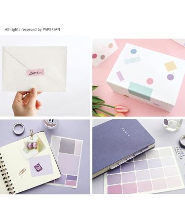 16 Sheet Dots & Square Sticker Colorful Decorative Adhesive Sticker  Decoration Labels for Arts  DIY Crafts  Album  Bullet Journal Supplies  Planner  Scrapbook  Card/Gift Wrapping (Four Theme Colors) Dots&Square - Buy Online on GoSupps.com