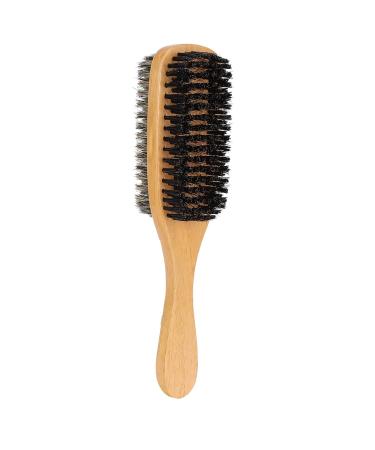 Premium Wooden Beard Brush & Face Hair Shaving Brush - Double-Sided with Wooden Handle | Ideal for Grooming Accessories - Buy Online on GoSupps.com