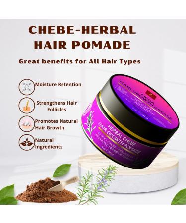 CHEBE MAGIC Hair Growth Grease - Organic Chebe from Chad Rosemary & Ayurvedic Herbs for Rapid Growth | All Hair Types - 4 oz - Buy Online on GoSupps.com