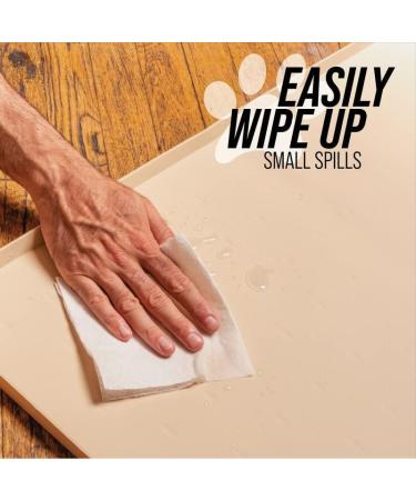 Leash Boss Spray Mat XL - Waterproof Silicone Bowl Pad for Cats & Dogs - 64x43 cm Marine Non-Slip Design for Food & Water - Buy Online on GoSupps.com