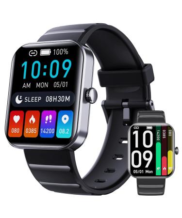 Blood Sugar Monitor Watch F21 Pro Upgraded Bluetooth Fashion Non-invasive Blood Glucose Smart Watch Painless Blood Glucose Testing Watches for Men Women (Upgraded Black)