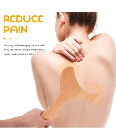 Minkissy 2-in-1 Wooden Gua Sha & Massage Scratch Board - Facial Tool for Home Use | International Shipping Available - Buy Online on GoSupps.com