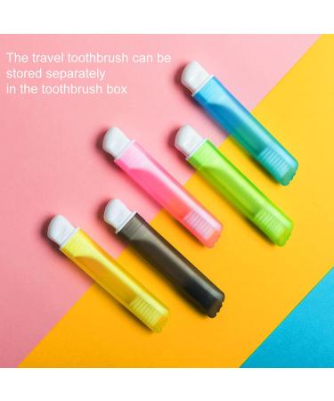 TEEGXDY 5PCS Travel Toothbrush Set - Soft Foldable & Movable - Perfect for Family Trips Camping & School - Buy Online on GoSupps.com