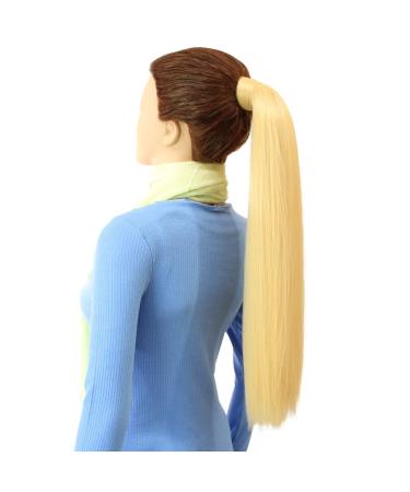 Hair2Heart Ponytail Extensions - Golden Blonde 60cm 100g #15 | Premium Braid Straight Hair Extensions for Effortless Style - Buy Online on GoSupps.com