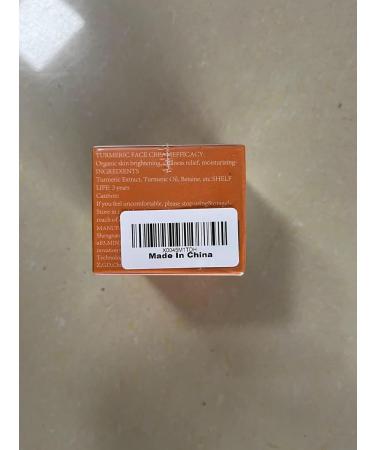 Turmeric Face Cream - Natural Moisturizer for Soothing & Hydrating | Vitamin C Anti-Aging Cream for Face & Body - 50g - Buy Online on GoSupps.com