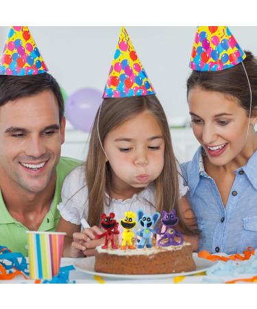 ADQPPUHR 8 Piece Smiling Mini Figures Critters Cake Toppers Cake Decoration Critters Mini Figures Set Smiling Model Toys Ollection Supplies Living Decorations Small Gifts Birthday Gift - Buy Online on GoSupps.com