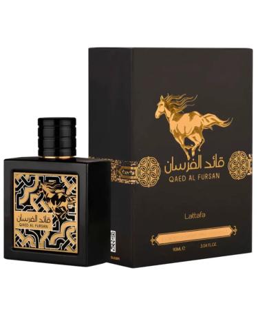 Lattafa Qaed Al Fursan for Unisex Eau de Parfum Spray, 3 Ounce