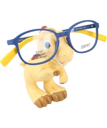 Buy Cute Dino Children's Glasses Holder - Veloci-Raptor in Yellow | Artist Unknown | International Shipping - Buy Online on GoSupps.com