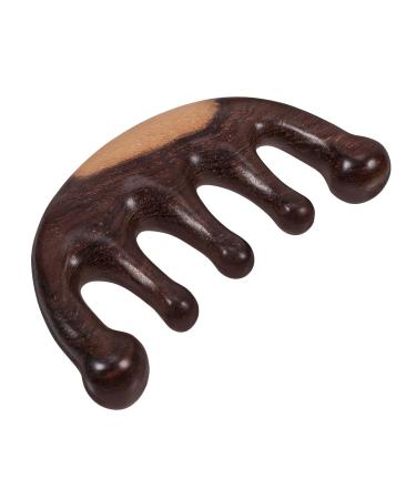 Minkissy Handheld Wooden Hair Comb - Wide Tooth Comb for Curls & Smooth Hair (10.50x5.50x2.00cm) - International Shipping Available - Buy Online on GoSupps.com
