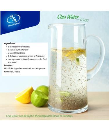 Organic Raw Black Chia Seeds - Natural Omega 3 Superfood for Weight Loss | Antioxidant-Rich Whole Foods, Non GMO Gluten Free Vegan Keto Friendly (20.45 oz) - Buy Online on GoSupps.com