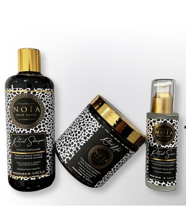 NOIA HAIR - Premium Hair Prestige Box - Trio Shampoo + Mask + Serum RITUAL Range - TANIN & Amla oil