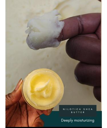 Nilotica Shea Butter 4 Pounds | East African Shea Butter| Creamy Whole Body Moisturizer for dry Skin| Organic Skin care wholesale (4 Pounds) - Buy Online on GoSupps.com