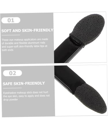 Beavorty Sponge Eyeshadow Brush 50pcs Makeup Eyeshadow Women Eyeshadow Brush Set Applicator Brush Miss Sponge Head Size 2 Black - Buy Online on GoSupps.com