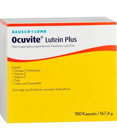 Ocuvite Lutein Plus Capsules - Premium Eye Health Supplement for Enhanced Vision | Fast International Shipping - Buy Online on GoSupps.com