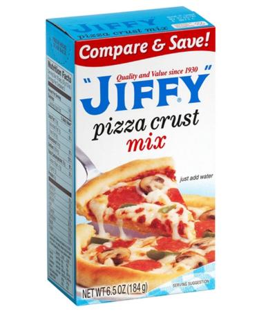 Jiffy PIZZA CRUST Mix 6.5oz (2 pack)