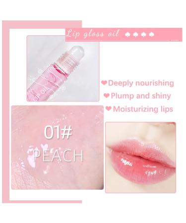Aaiffey Hydrating Plumping Lip Oil Fruit-Flavored Roll-on Lip Balm Kit - 4pcs - Buy Online on GoSupps.com