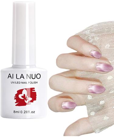 Gel Polish | Nail Lacquer 0.28oz Quick Dry Magnetic Nail Gel Shiny Soak Off Nail Gel Long-Lasting Gel for Home Manicure Lencyh 04 - Buy Online on GoSupps.com