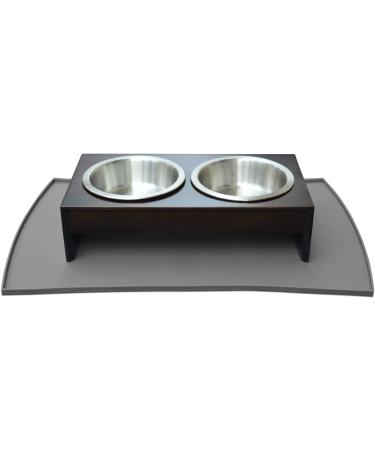 PetFusion Waterproof Large Dog & Cat Food Mat (24x16x.4) - Grey - Buy Online on GoSupps.com