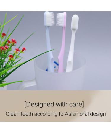 Cute Multi-Colored Soft Bristle Toothbrush Set for Adults & Kids - Travel-Friendly 3 Pieces - Buy Online on GoSupps.com