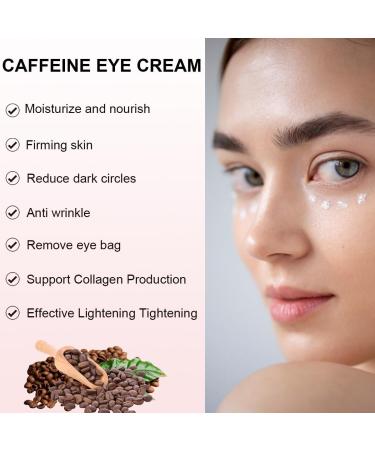 Caffeine Eye Cream for Dark Circles & Puffiness Anti-aging Eye Cream with Caffeine Hydrating Eye Cream for Fine Lines Eye Bags Remover Of Caffeine Eye Serum Puffy Eyes Bags Under Eyes - Buy Online on GoSupps.com