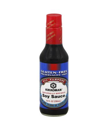 Kikkoman Soy Sauce, Gluten Free, 10 Fl Oz (Pack of 3)