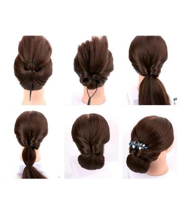 10pcs Tail Hair Styling Kit - Plastic Magic Braid Ponytail Maker Clips & Accessories | DIY Hair Styling Tools (Random Color) - Buy Online on GoSupps.com
