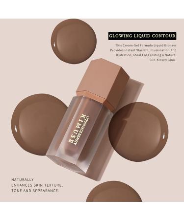KIMUSE Soft Liquid Contour Stick - Glow Cream Bronzer Weightless & Long-Wearing Smudge Proof Natural-Looking Terracotta Bronzer for Effortless Blending - Buy Online on GoSupps.com