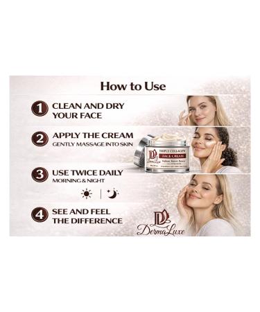 DermaLuxe Anti-Aging Collagen Face Cream-PDRN Salmon DNA, Hyaluronic Acid & Niacinamide-Hydrating, Firming, Lifting Wrinkle Repair Moisturizer-K Beauty Skincare Glow Day & Night-All Skin Types 1.7 oz - Buy Online on GoSupps.com