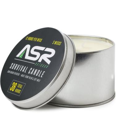 ASR Outdoor 3-Wick Emergency Candle - 36-Hour Fire Starter for Power Outages - Buy Online on GoSupps.com