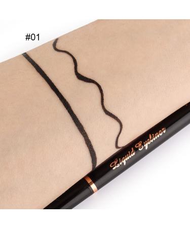 Kaely 2Pcs Black Liquid Wing Eyeliner Stamp Set - Waterproof Eye Liners with Stamps and Stencils - Pack of 1 - Buy Online on GoSupps.com