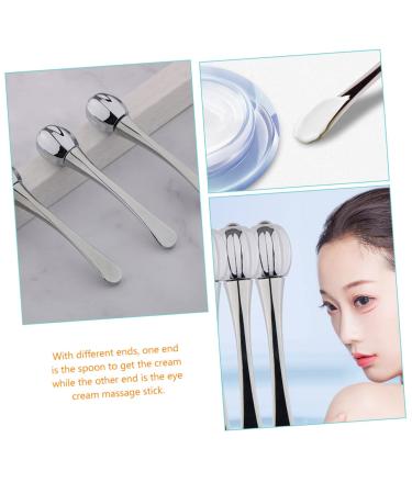 FRCOLOR Eye Cream Massage Stick | Zinc Alloy Facial Roller & Spatula for Skincare | Face Cream Applicator & Eye Cream Wand - Buy Online on GoSupps.com